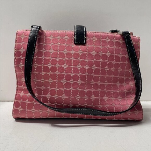 Kate Spade Noel Pia Dot Double Strap Jacquard Shoulder Bag EUC - Picture 2 of 6